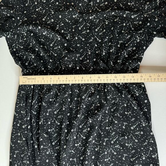 Carly Jean Womens Ditsy Floral Print Midi Asymmetrical Dress‎ Sz L Boho Festival - Picture 14 of 14